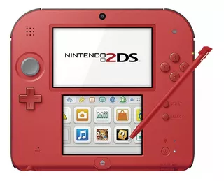 Consola Portátil Nintendo 2ds Color Rojo