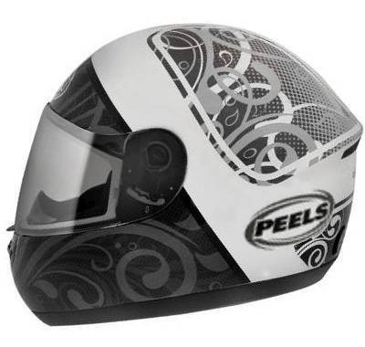 Capacete Peels Spike Euphoria Branco / Prata