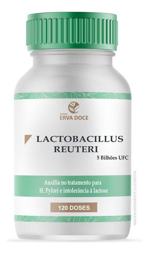 Lactobacillus Reuteri 5 Bilhões Ufc 120 Doses