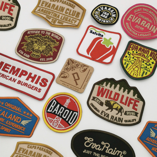 Parches Logos Bordado Para Marcas Negocio Personalizado