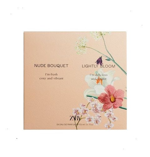 Zara Nude Bouquet + Lightly Bloom Edp / Zara