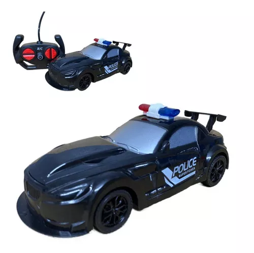 Brinquedo Carrinho de Policia c/ Controle Remoto Branco - Shop