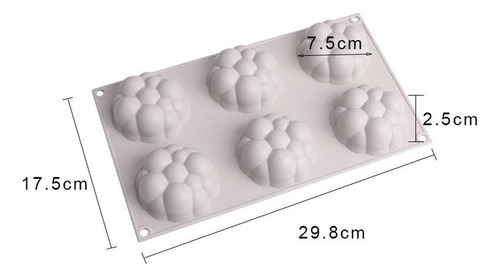 Molde De Silicona De Burbuja 3d Diy Pastel Postre