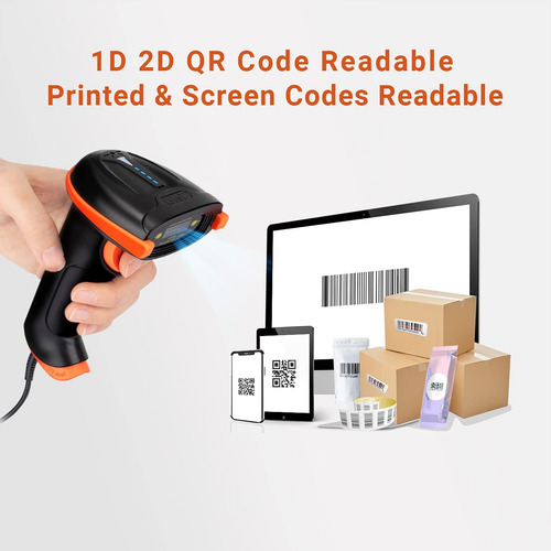 Tera Escáner De Código De Barras Qr Usb 1d 2d Actualizado Co