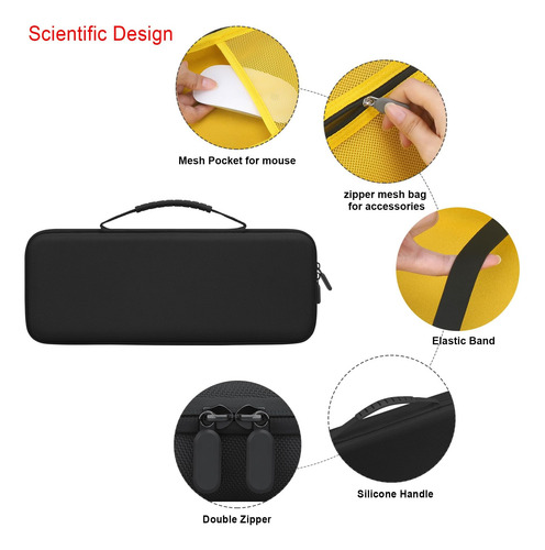 Case De Transporte Duro De Elonbo Para Logitech Pop Keys Mec