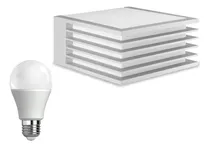 Comprar Aplique Exterior Interior Faroluz Plástico Polipropileno Bidireccional + Lámpara Led 9w Luz Cálida Amarilla