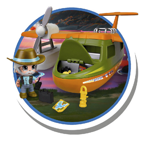 Pinypon Action Hidroavión De Rescate De Animales