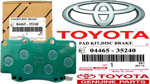 Pastilla Freno Delantera Meru Prado 4runner Toyota Tienda F