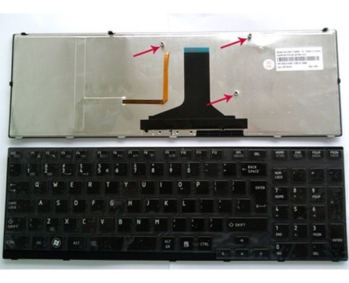 Teclado Para Notebook Toshiba Satellite A665 - Tecsys