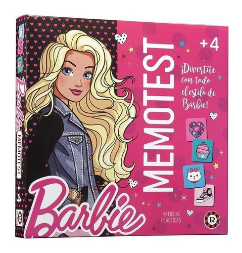 Juego Memotest Barbie Ruibal Mattel (+ 4 Años) 