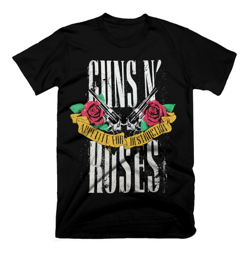 Nueva Playera Guns N Roses Appetite For Destruction Banda R