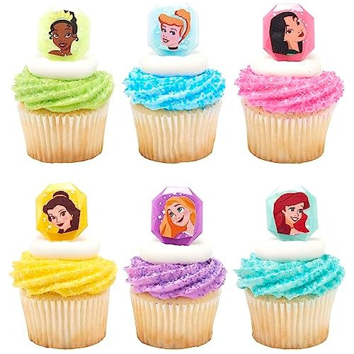 Anillos De Gemas Disney Princess  S, Set De 24