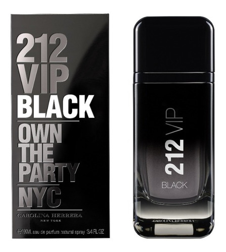 Perfume Importado 212 Vip Black Carolina Herrera 100 Ml Edp