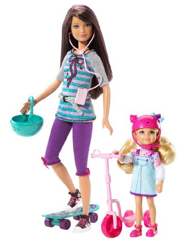 Hermanas Barbie Skipper Y Chelsea Dolls 2-pack