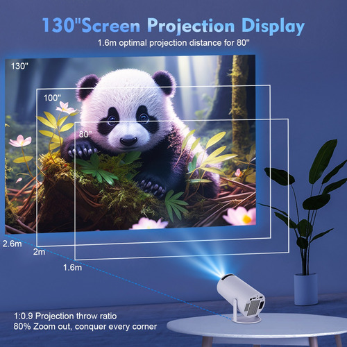 Proyector Hy300 Pro 4k Android 11 Wifi Led 260ansi 110v/220v