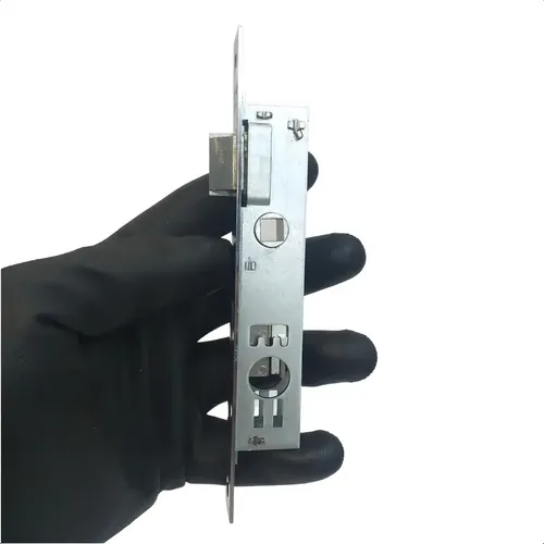 Fechadura Perfil Estreito Serralheiro 401/33 Inox Stam 24mm