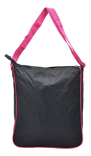 Bolsa Hello Kitty Burger Shop Estampado Negra Ruz Color Negro Color de la correa de hombro Rosa