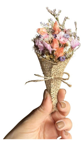 Mini Bouquet  Flores Secas, Packaging, Souvenir ,pack Por 10