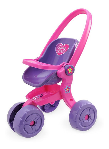 Carrinho De Boneca Baby Love - Usual Brinquedos