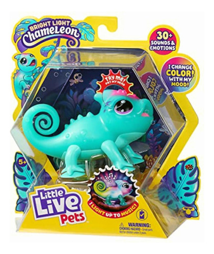 Little Live Pets Lil' Chameleon S1 Single Pk Sunny Negro