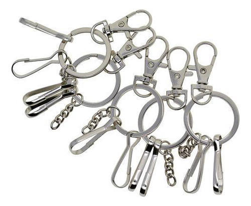 5 X 5 Sets Broche De Langosta Llavero Snap Cordones Clips