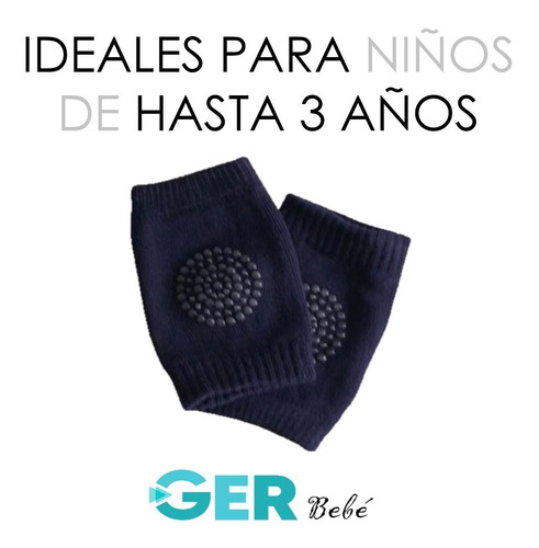 Imagen 3 de 6 de Rodilleras Bebés Gateo, Protección Gateo Pack 4 Rodilleras