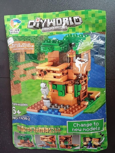 Bloco Montar Casa Arvore Minecraft My World