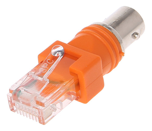 Adaptador Bnc Hembra A Rj45 Macho, Montaje En Panel De Chasi