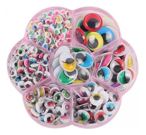5 Olhos De Segurança Mistos Com Estojo De 400pcs.