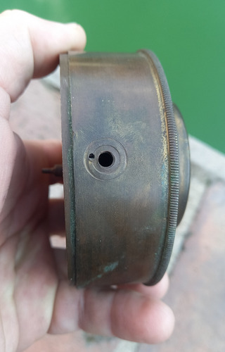 Antiguo Reloj De Sereno De Bronce - Decoracion (Usado)
