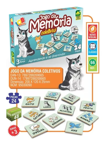 Combo 10 Jogos Educativos Memória- Dominó- Quebra - Cabeça