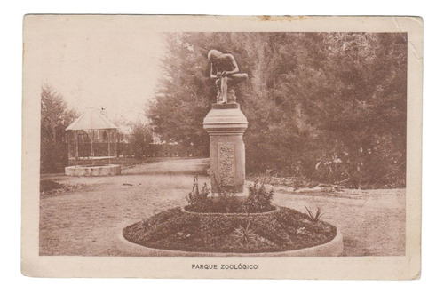 Buenos Aires Antigua Postal Birle Del Parque Zoologico 