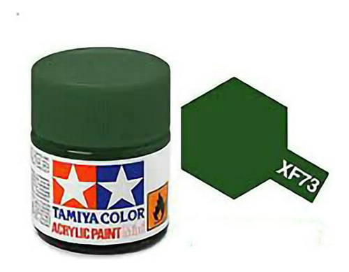 Pintura Acrílica Tamiya Mini Xf73 Verde Oscuro 10ml