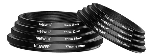 Kit De Anillos Adaptadores Para Filtros Y Lentes De Cámara N