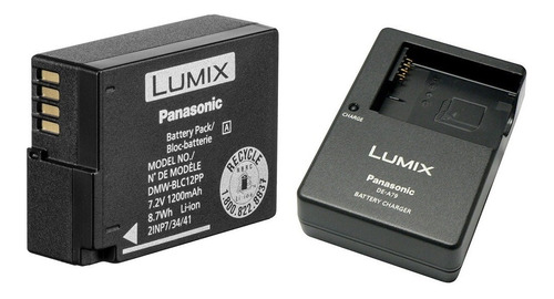 Cargador + Bateria Panasonic Dmw-blc12 Fz2500 G85 G6 G7 G5