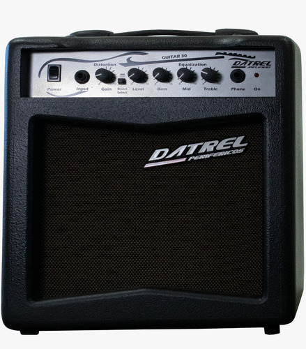 Cubo Amplificado Datrel Guitar-30 8 Pol Para Guitarra 30w C/ Distorção Cor Preto 110V/220V