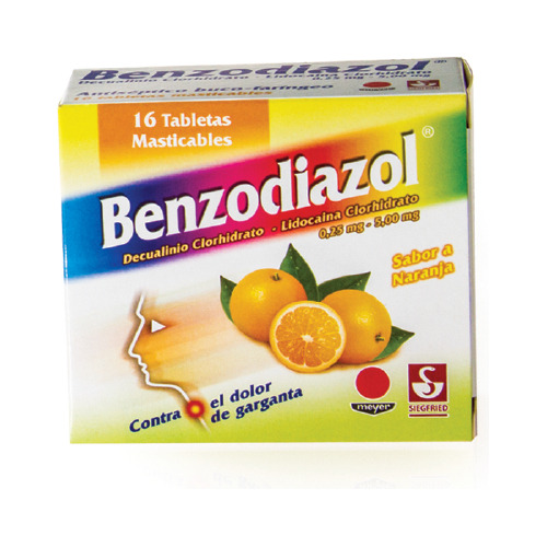 Benzodiazol Naranja 16tabletas