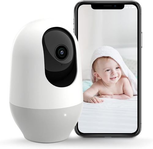 Nooie Baby Monitor Wifi Cámara Pet Pet Interior 360 Gr...