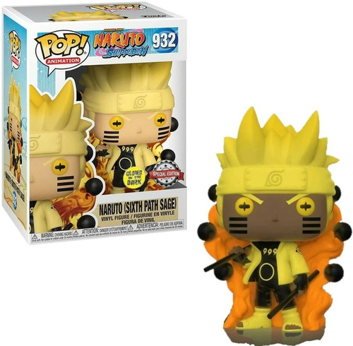 Funko Pop Naruto Shippuden - Naruto Sixth Path Sage 932 Glow