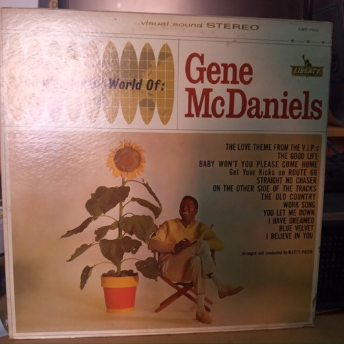 The Wonderful World Of Gene Mcdaniels Vinyl,lp,acetato Imp 