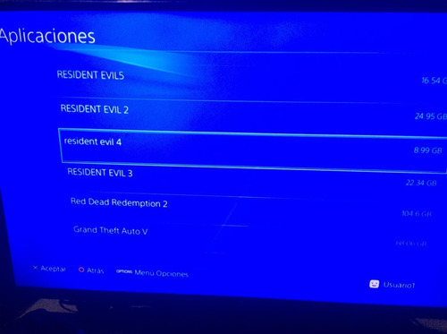 Ps4 2 Tb + Hack + Juegos Digitales Hen (Usado)