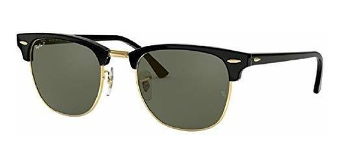 Ray-ban Rb3016 Clubmaster 901/58 51m Negro/cristal F4xw5