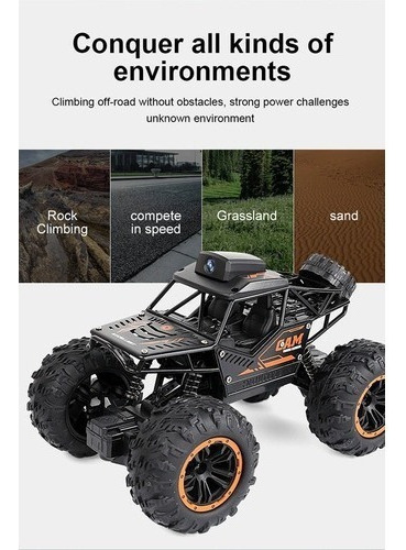 G Aplicable A:... Coche Teledirigido 4x4 Con Cámara Hdwi