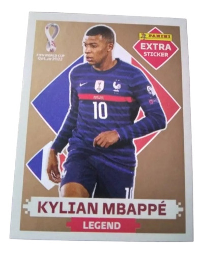 World Cup Qatar 2022 Sticker Panini Extra Mbappe  Bronce