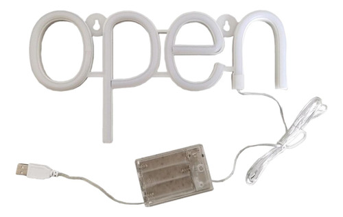 Led Open Sign Lighting Club Luces De Neón Colgante De Pared