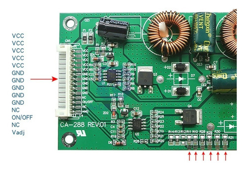 Inverter Driver Tv Led Universal 26 A 55 Pulgadas 60 A 165v
