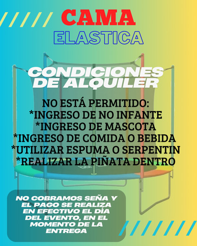 Alquiler Cama Elastica Zona Sur