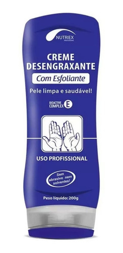 5 Uni Creme Desengraxante C/ Esfoliante 200g Nutriex Profiss
