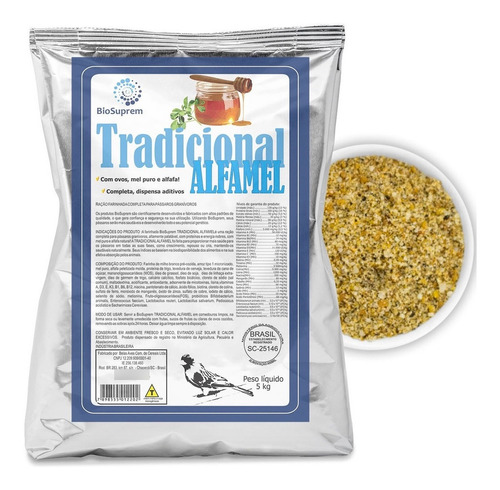 Biosuprem - Farinhada Tradicional Alfamel - 5kg