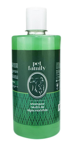 Shampoo Pet Para Cães E Gatos Neutro Algas Marinhas 500ml